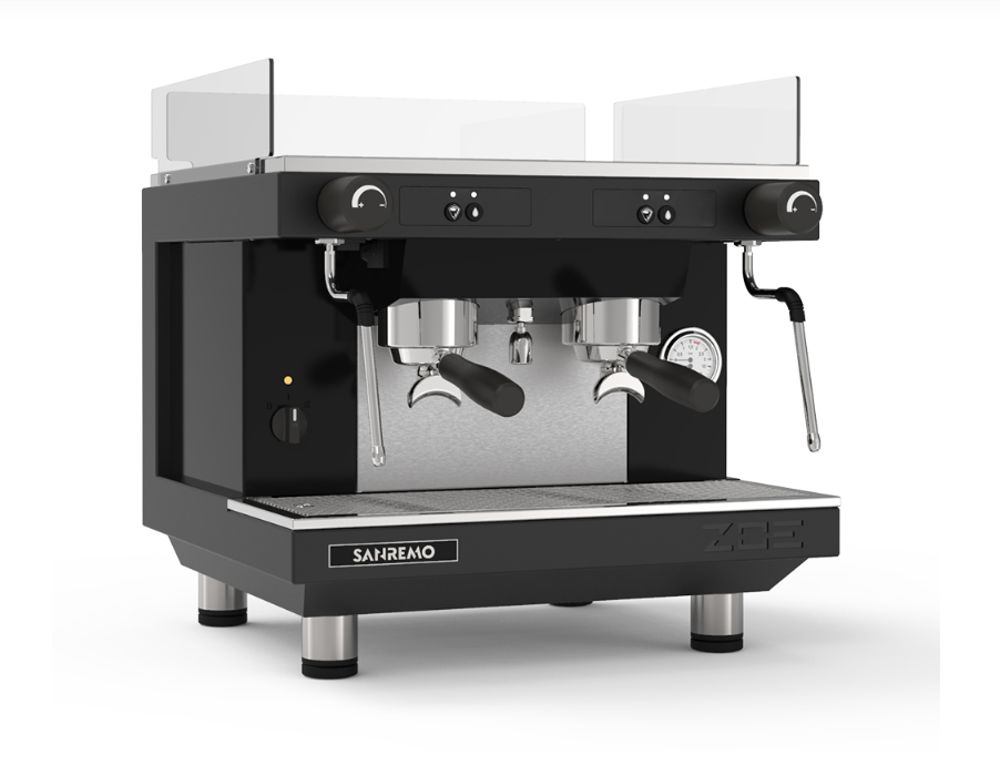 Кофемашина Sanremo Zoe Kompact SAP (полуавтомат) 2 гр. чёрная