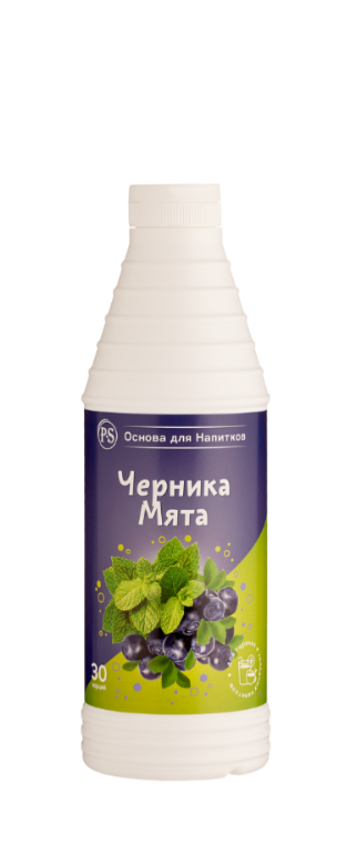 Основа для напитков ProffSyrup Черника-Мята 1 кг